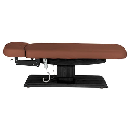 Elektrinis gultas SILLON RELAX, rudas, juodas pagrindas - nuotrauka 5