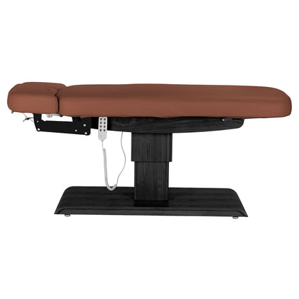 Elektrinis gultas SILLON RELAX, rudas, juodas pagrindas - nuotrauka 6