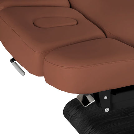 Elektrinis gultas SILLON RELAX, rudas, juodas pagrindas - nuotrauka 9