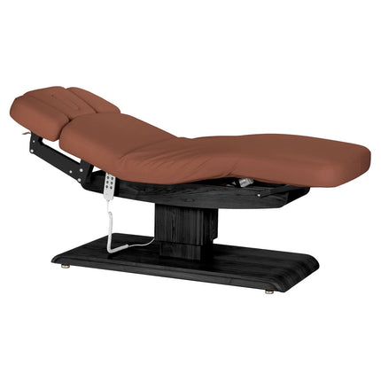 Elektrinis gultas SILLON RELAX, rudas, juodas pagrindas