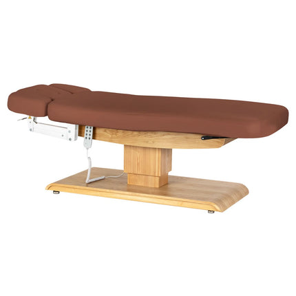 Elektrinis gultas SILLON RELAX, rudas, šviesus pagrindas - detalės