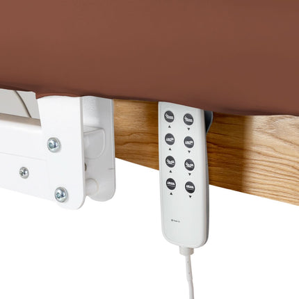 Elektrinis gultas SILLON RELAX, rudas, šviesus pagrindas - nuotrauka 7