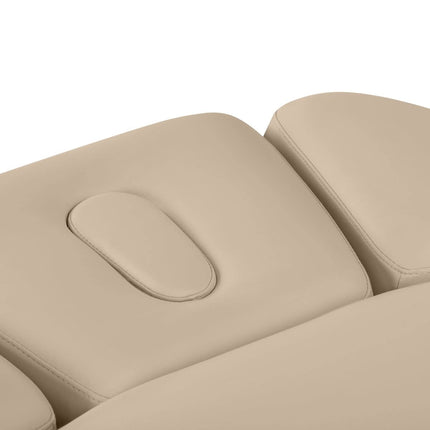 Elektrinis gultas SILLON RELAX, smėlio spalvos, juodas pagrindas - nuotrauka 11