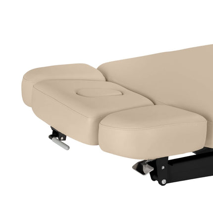 Elektrinis gultas SILLON RELAX, smėlio spalvos, juodas pagrindas - nuotrauka 13