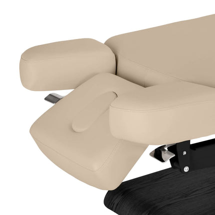 Elektrinis gultas SILLON RELAX, smėlio spalvos, juodas pagrindas - nuotrauka 14
