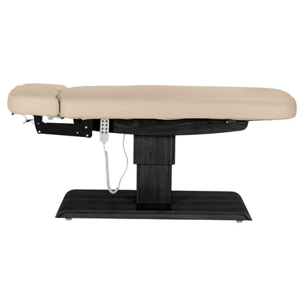 Elektrinis gultas SILLON RELAX, smėlio spalvos, juodas pagrindas - nuotrauka 6