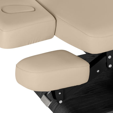 Elektrinis gultas SILLON RELAX, smėlio spalvos, juodas pagrindas - nuotrauka 8