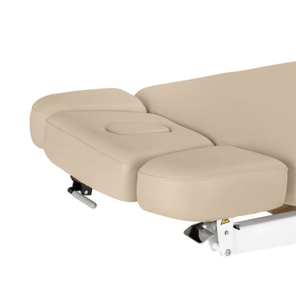 Elektrinis gultas SILLON RELAX, smėlio spalvos, šviesus pagrindas - nuotrauka 13