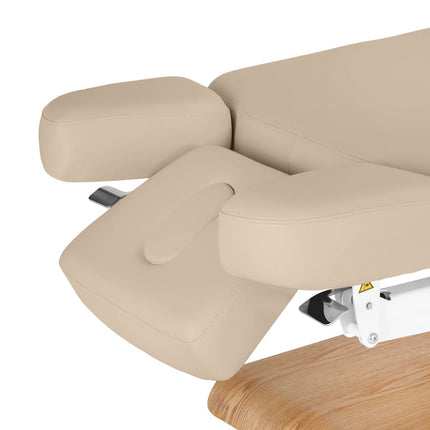 Elektrinis gultas SILLON RELAX, smėlio spalvos, šviesus pagrindas - nuotrauka 14