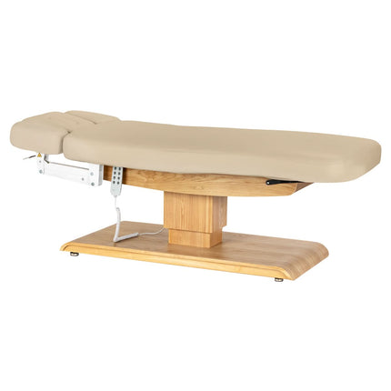 Elektrinis gultas SILLON RELAX, smėlio spalvos, šviesus pagrindas - detalės