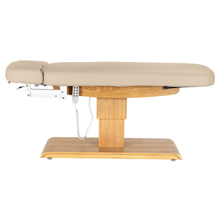 Elektrinis gultas SILLON RELAX, smėlio spalvos, šviesus pagrindas - nuotrauka 6