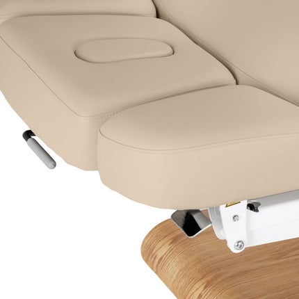 Elektrinis gultas SILLON RELAX, smėlio spalvos, šviesus pagrindas - nuotrauka 9