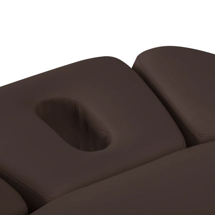 Elektrinis gultas SILLON RELAX, tamsiai rudas, šviesus pagrindas - nuotrauka 12