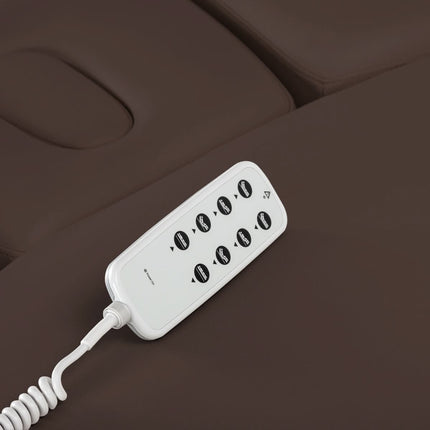 Elektrinis gultas SILLON RELAX, tamsiai rudas, šviesus pagrindas - nuotrauka 17