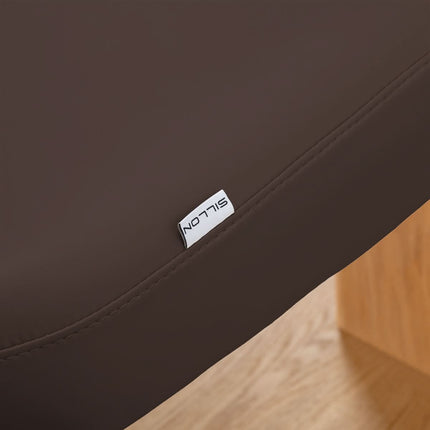Elektrinis gultas SILLON RELAX, tamsiai rudas, šviesus pagrindas - nuotrauka 18