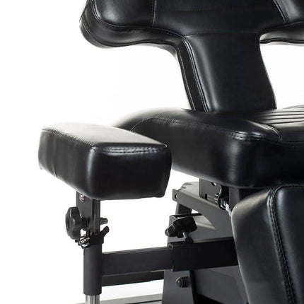 BS KIMI INKOO elektrinis gultas tatuiruočių salonui – stabili metalinė bazė ir lengvai valoma paviršiaus danga