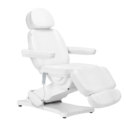 SILLON CLASSIC 2nd Edition baltas elektrinis gultas su integruotu šildymu kosmetologijos kabinetui