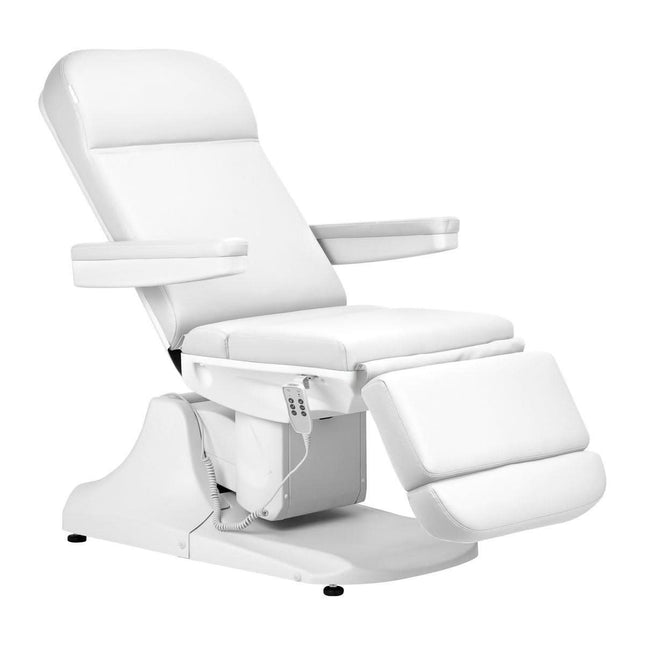 AZZURRO 891 elektrinis kosmetologinis gultas 3 variklių baltos spalvos profesionaliam grožio salonui