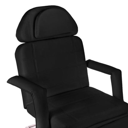 BS BR-6622 juodas kosmetologinis gultas su 3 varikliais grožio salonui ir SPA procedūroms
