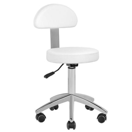 Elektrinis gultas SILLON LUX 273B su meistro kėdute AM-304 – baltas komplektas intensyviam kasdieniam naudojimui