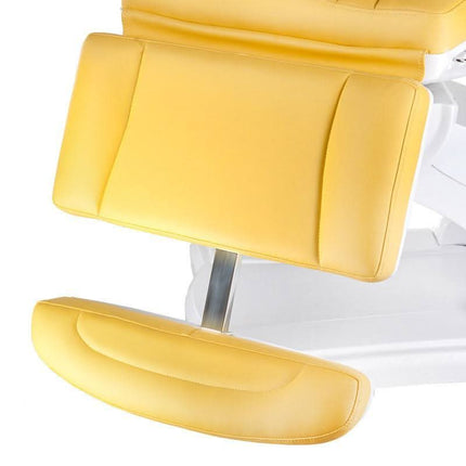 Profesionalus elektrinis gultas MAZARO BR-6672 grožio salonui – šiltos medaus spalvos ergonomiškas dizainas