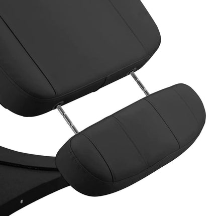 SILLON CLASSIC juodas gultas grožio salonui – patogi kėlimo sistema kosmetologui ir klientui