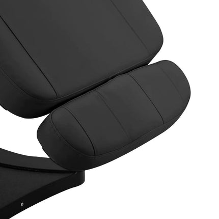 Kosmetologinis elektrinis gultas SILLON 3 varikliai juodas – lengvas valdymas pėdos mygtuku