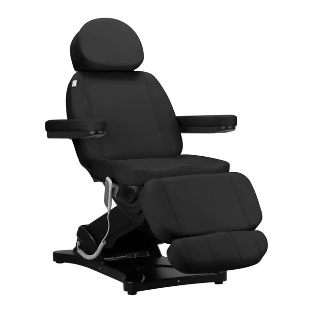 Elektrinis kosmetologinis gultas SILLON CLASSIC 3 varikliai juodas – reguliuojamas saloninis gultas profesionalams
