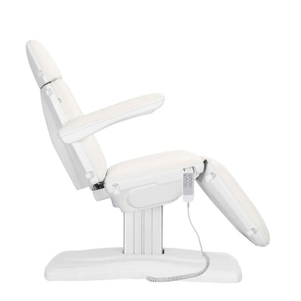 Baltas profesionalus SILLON gultas intensyviam darbui grožio salone – ECLIPSE modelis