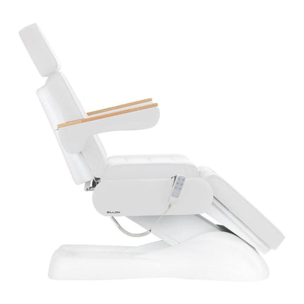 SILLON LUX 273B baltas kosmetologinis gultas su 3 varikliais – idealus grožio salonų procedūroms