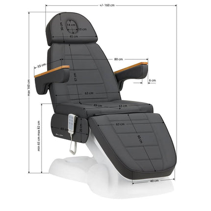 Profesionalus SILLON LUX 273B kosmetologinis gultas – lengvai dezinfekuojamas paviršius atitinka higienos reikalavimus
