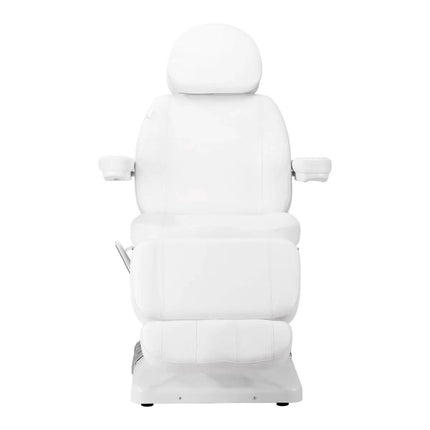 SILLON Luxury baltas kosmetologinis gultas su 3 varikliais – reguliuojamas nugaros ir kojų atrama