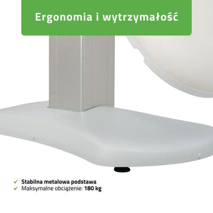 Elektrinis kosmetologinis krėslas HABYS RAVIA PRO 3, baltas - nuotrauka 7