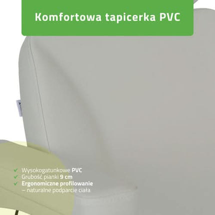 Elektrinis kosmetologinis krėslas HABYS RAVIA PRO 3, pilkas - detalės