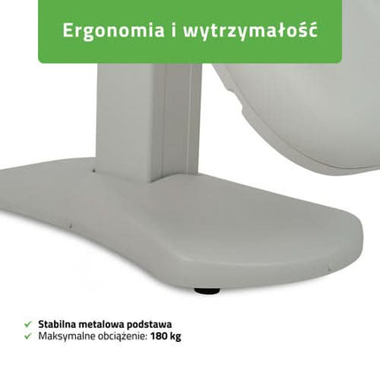Elektrinis kosmetologinis krėslas HABYS RAVIA PRO 3, pilkas - nuotrauka 7