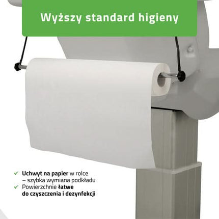 Elektrinis kosmetologinis krėslas HABYS RAVIA PRO 3, pilkas - nuotrauka 9