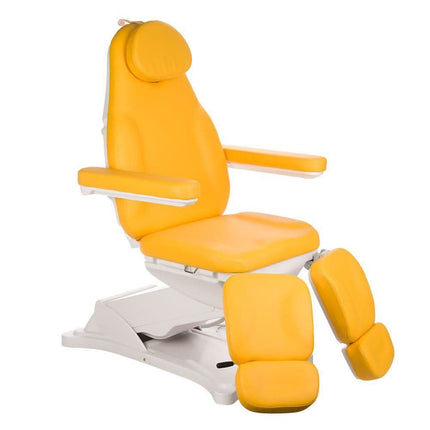 BS MODENA PEDI BD-8294 elektrinis gultas pedikiūro kabinetui, medaus atspalvio reguliuojamas atlošas