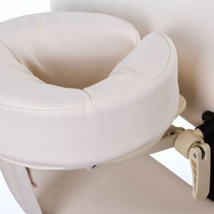 RESTPRO Starlet Flat masažo stalas iš šono – ergonomiška forma ir tvirtas rėmas SPA procedūroms