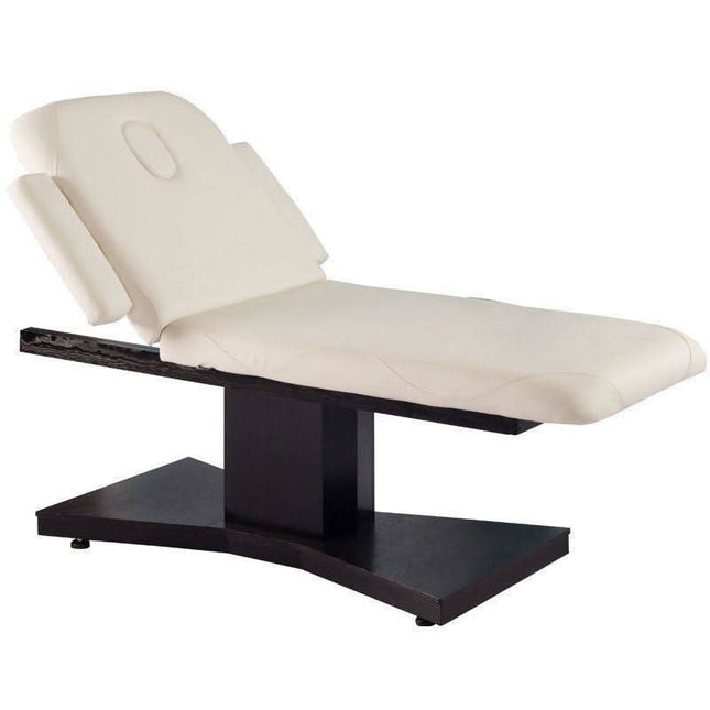 AZZURRO 805 elektrinis šildomas masažo gultas 1 variklio venge/latte spalvos SPA baldai grožio salonui