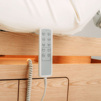 Elektrinis šildomas SPA gultas su daiktadėže HABYS VELLIA, baltas - nuotrauka 15