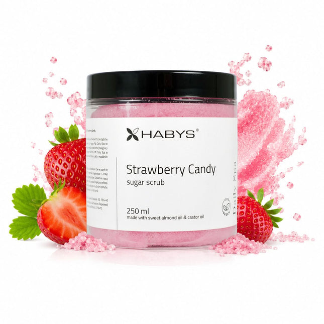 Daily Spa Strawberry Candy cukura skrubis HABYS 250 ml