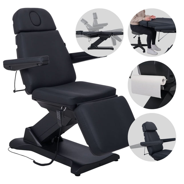 HABYS kosmetologinis krėslas Selia PRO 4 Touch k315, juodas