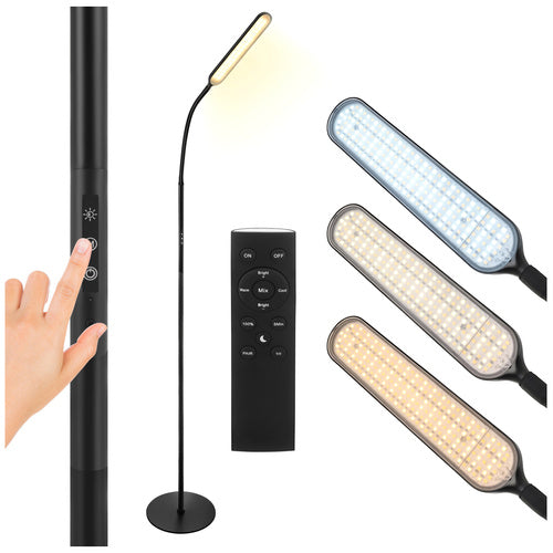 LED lempa ISOXIS su nuotolinio valdymo pulteliu ir laikmačiu, juoda