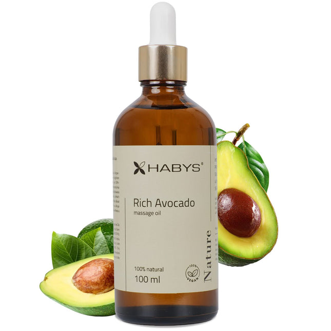 Avokado masāžas eļļa HABYS Nature Rich Avocado, 100 ml