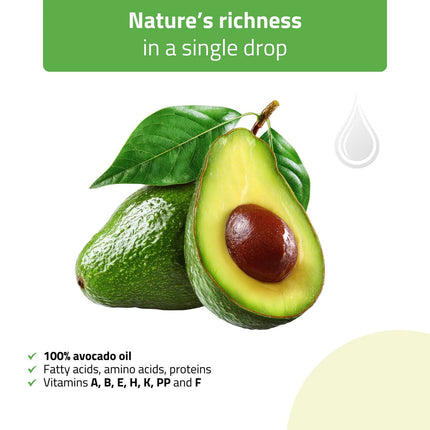Avokado masažo aliejus HABYS Nature Rich Avocado, 500ml
