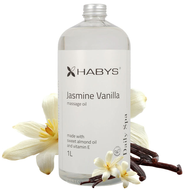 Masažo aliejus HABYS Daily Spa Jasmine Vanilla, 1 l