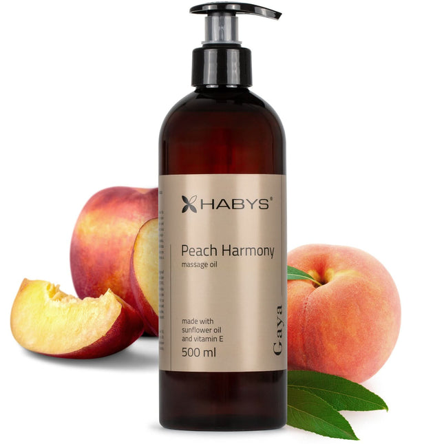Masāžas eļļa GAYA Peach Harmony, 500 ml