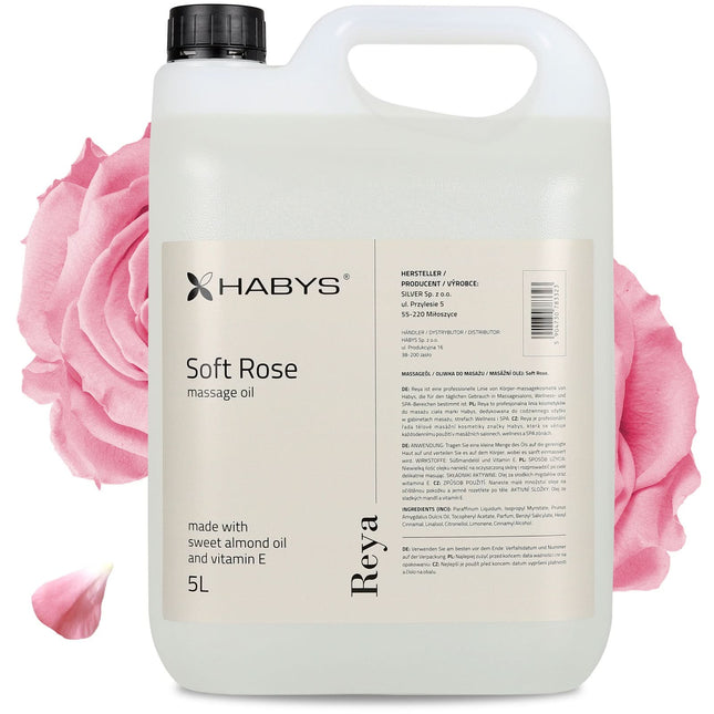 Masažo aliejus SOFT ROSE, 5000 ml