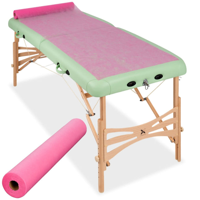 Vienkartinė neaustinė paklodė ritinyje 70cm×50m, rožinė