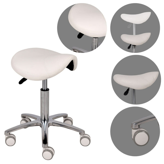 Meistara krēsls seglu tipa LILA PVC k501, balts